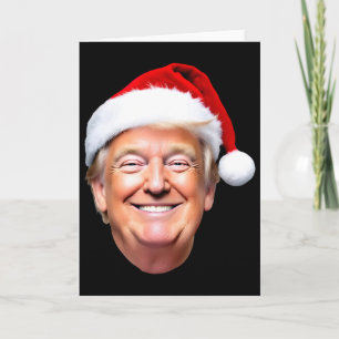 Funny Trump Santa Hat Donald Trump Christmas New Y Card