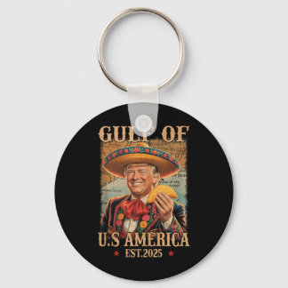 Funny Trump Shirt Americas Gulf Est 2025 Trump Mer Keychain