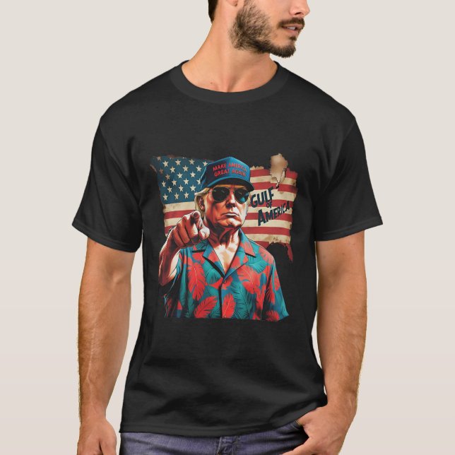 Funny Trump Shirt Gulf Of Us America Est 2025 2  (Front)
