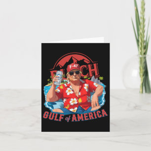 Funny Trump Shirt Gulf Of Us America Est 2025 Drin Card