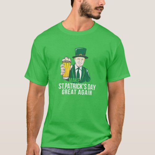 Funny Trump St Patricks Day Irish T_Shirt