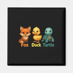 Funny Trump Subtle Fox Duck Turtle Cute Animal 2 Magnet