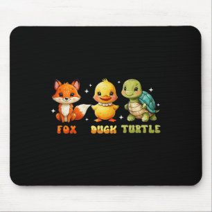 Funny Trump Subtle Fox Duck Turtle Cute Animal 3 Mouse Pad