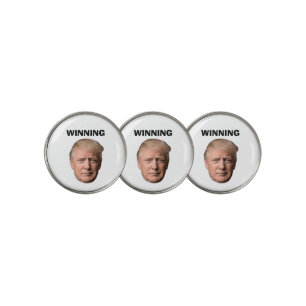 FUNNY TRUMP TENNIS GOLF BALL MARKER