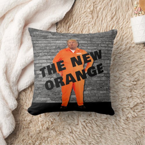 Funny Trump The New Orange Throw Pillow