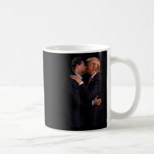 Funny Trump Usa President And China President Kiss Coffee Mug