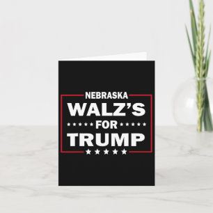 Funny Trump Vance W's For Trump Nebraska Men And W Card