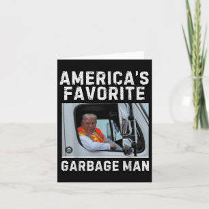 Funny Trump Xmas Gift Tee - Americas Favorite Garb Card