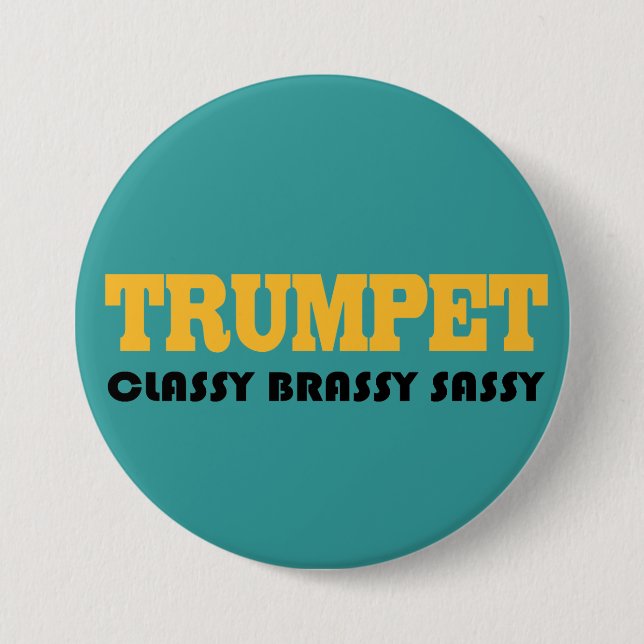 Funny Trumpet Button (Front)
