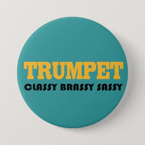 Funny Trumpet Button