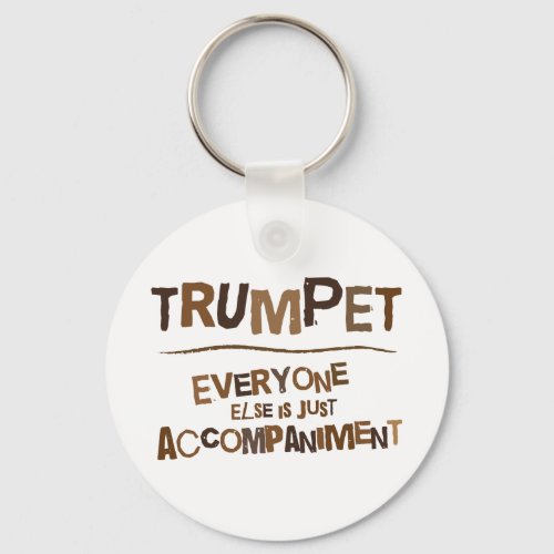 Funny Trumpet Gift Keychain