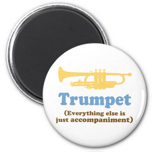 Funny Trumpet Joke Magnet