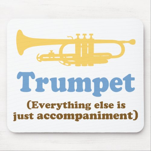 Funny Trumpet Joke Mouse Pad