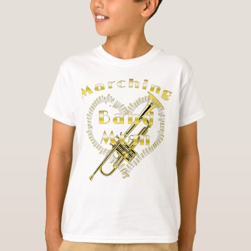 Funny Trumpet Marching Band Mom T_Shirt