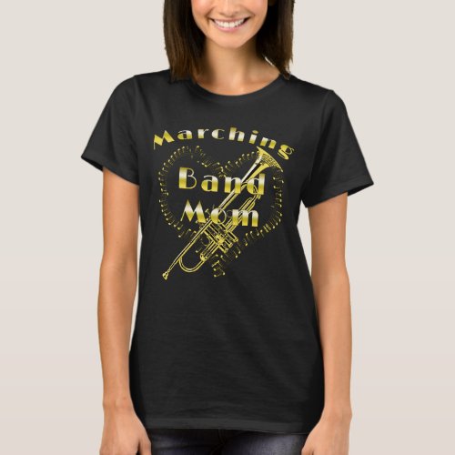 Funny Trumpet Marching Band Mom T_Shirt