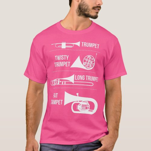 Funny Trumpet Player Gifts Musical Instrument Trum T_Shirt