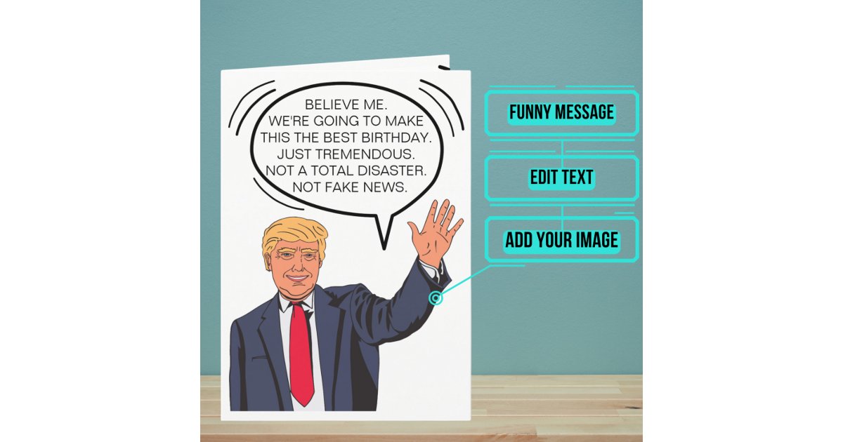 Funny Trumpisms Birthday Card | Zazzle