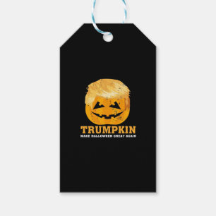 Funny Trumpkin Make Halloween Great Again Gift Tags