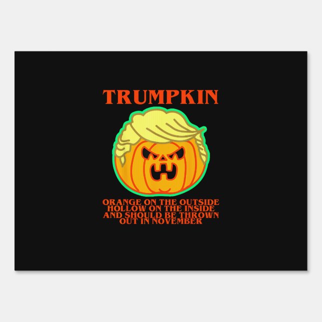 Funny Trumpkin Sign (Front)