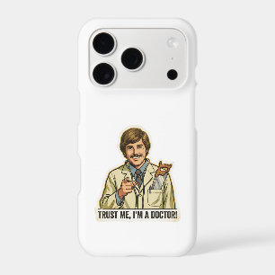 Funny Trust Me I'm A Doctor Hand Saw Pocket Meme iPhone 17 Pro Case