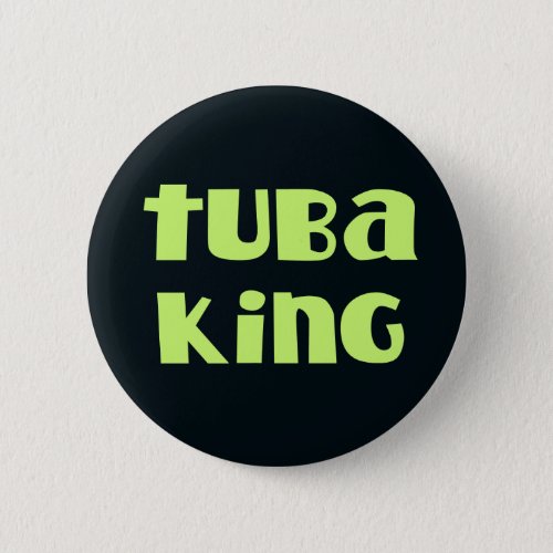 Funny Tuba King Button