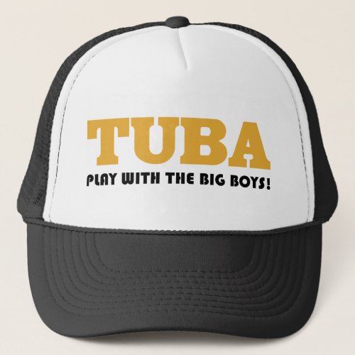 Funny Tuba Marching Band Cap