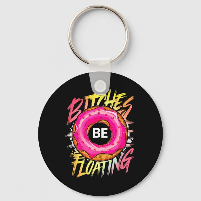 Funny Tubing es Be Floating Summer Float Keychain (Front)