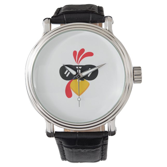 Funny Turkey Face Thanksgiving Cute Boys Girls Sun Watch (Front)