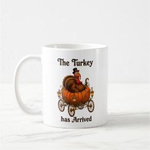 Funny Turkey Pumpkin Thanksgiving Coffee Mug