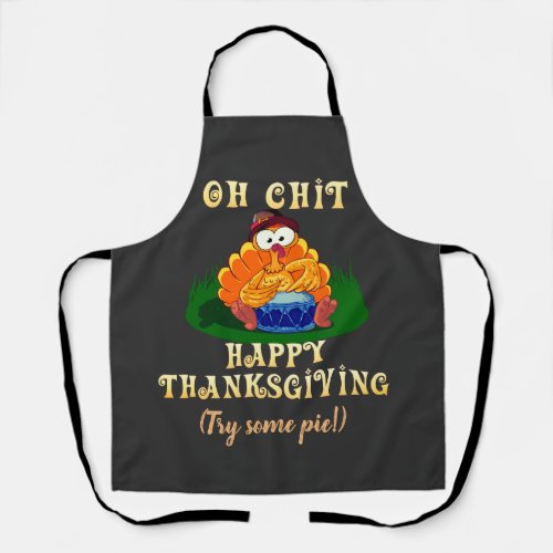 Funny Turkey Realizes Its Thanksgiving Custom  Apron