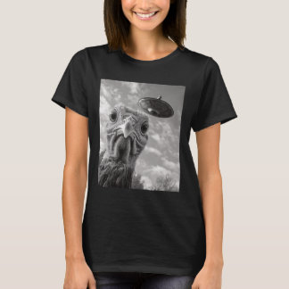 Funny Turkey Selfie Ufo Thanksgiving T-Shirt