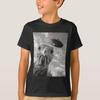 Funny Turkey Selfie Ufo Thanksgiving T-Shirt