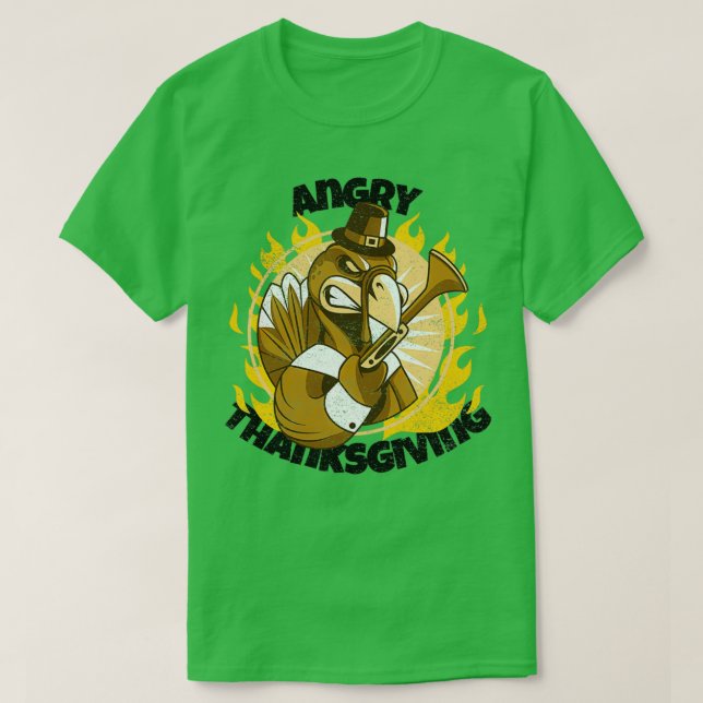 Funny Turkey Thanksgiving Christmas New Year 2020  T-Shirt (Design Front)
