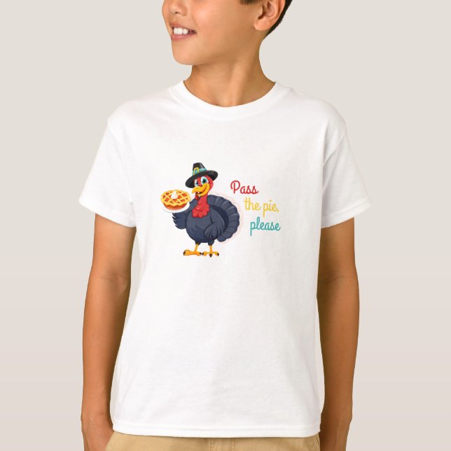 Funny turkey thanksgiving custom T-Shirt (Front)