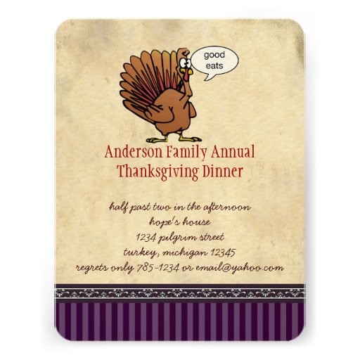 Funny Holiday Dinner Invitations 8