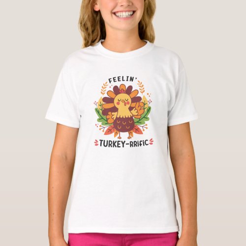 Funny Turkey Thanksgiving Puns Family T_Shirt