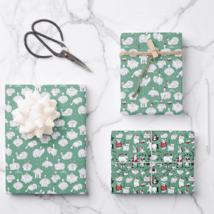 Funny Turkeys and Christma on the Farm! Wrapping Paper Sheets