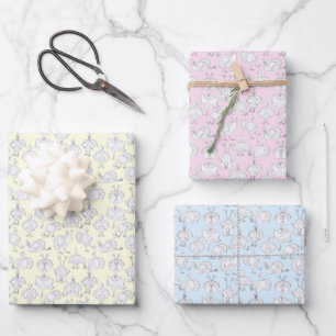 Funny Turkeys Having Fun!  Wrapping Paper Sheets