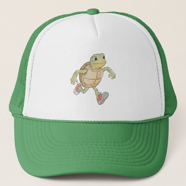 Funny Turtle Cartoon Cap (Front)