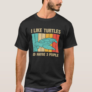 Funny Turtle Design Sea Turtle Lover Men Women Boy T-Shirt