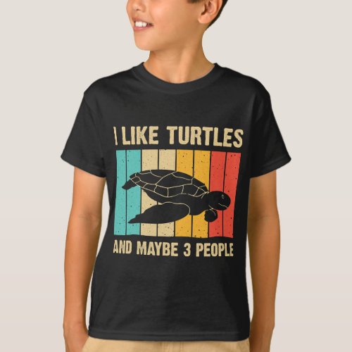 Funny Turtle Design Sea Turtle Lover Men Women Boy T_Shirt