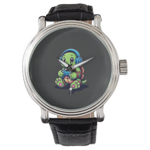 Funny Turtle Gamer Gaming Turtles Video Game (3) Watch