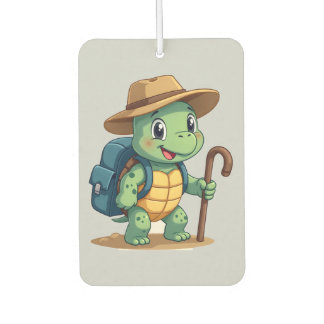 Funny Turtle Hiking Graphic Camping Lover Adventur Air Freshener