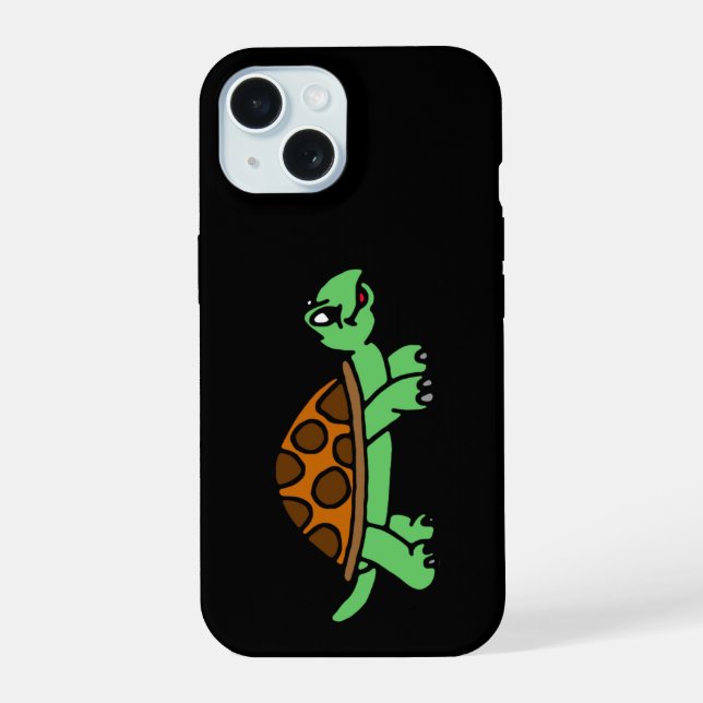 Funny Turtle Iphone Case (Back)