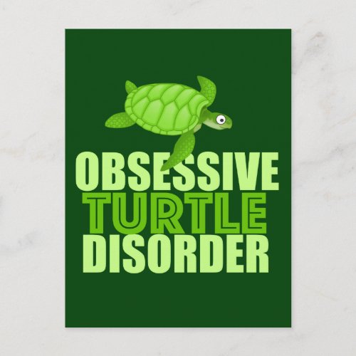 Funny Turtle Lover Postcard