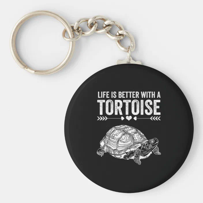 Funny Novelty Cute Animal Custom Present Turtle Keyring This Guy Loves 