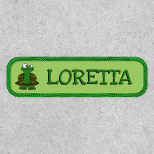 Funny Turtle Name Template Patch