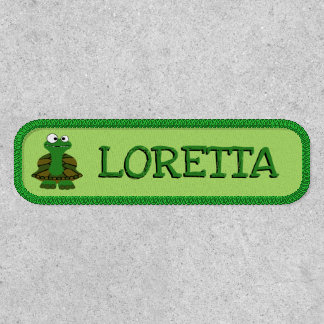 Funny Turtle Name Template Patch