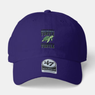 Funny Turtle Quote Vintage Engraving Design_1 47 Brand Hat