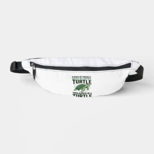 Funny Turtle Quote Vintage Engraving Design_1 Fanny Pack